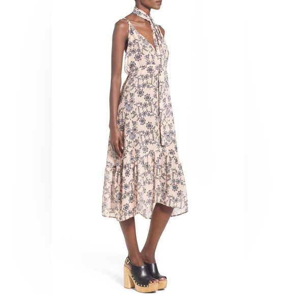 For Love And Lemons New Midi Sundress Casual Size Xs - Picture 1 of 12